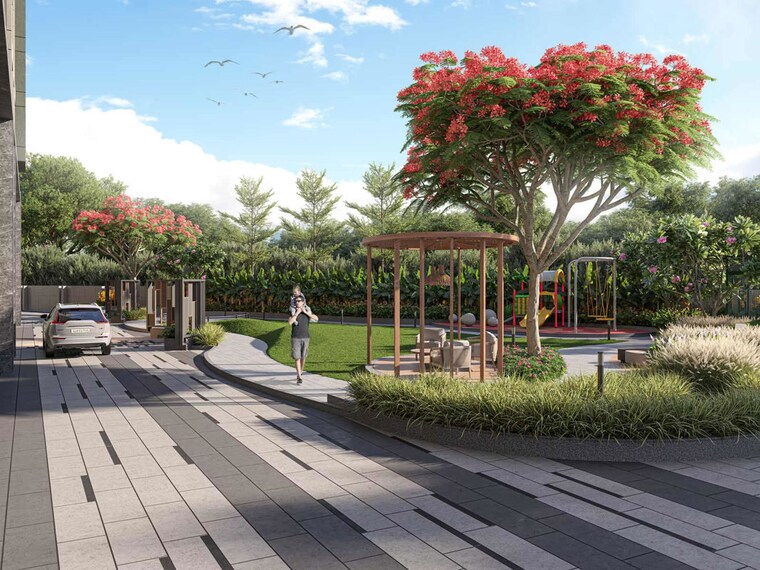 Balcony, new althan 3 Bedroom 1519 Sq.Ft. Builder Floor In New Althan Surat 10018859