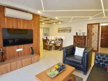 Living Room in 2 BHK Apartment at Ruparel Ariana, Parel – for Rent