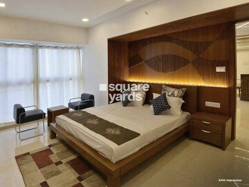 Tv Room in 2 BHK Apartment at Ruparel Ariana, Parel – for Rent