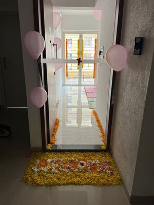 Living Room in 1 BHK Apartment at Anshul Shree Hans Garden, Dhanori – for Rent