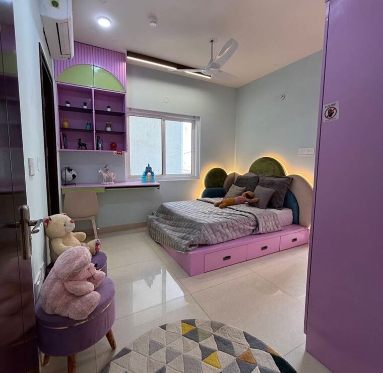 Master Bedroom, lansum-el-dorado 3 Bedroom 1860 Sq.Ft. Apartment In Narsingi Hyderabad 10019088