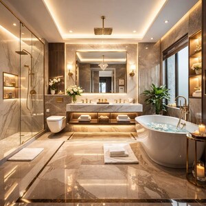 Kitchen in 2 BHK Apartment at Avhad Bayline Residences, Mahim – for Sale