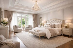 Bedroom in 2 BHK Apartment at Avhad Bayline Residences, Mahim – for Sale