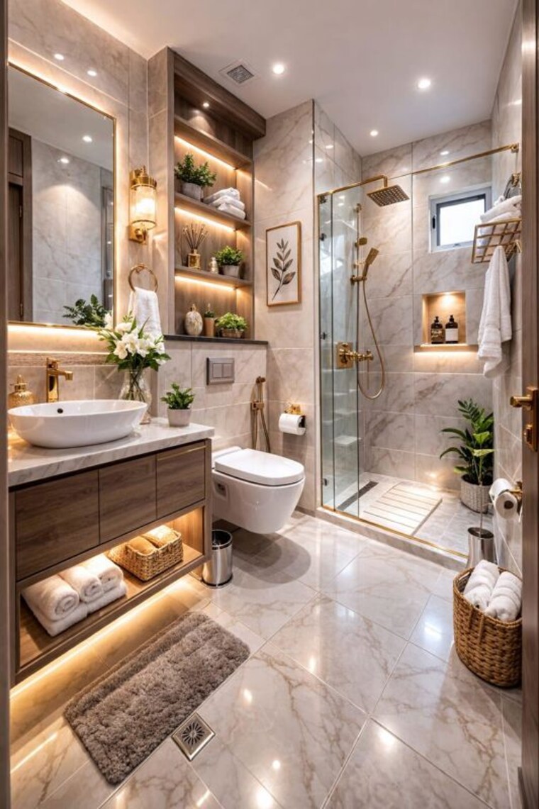Living Room, avhad-bayline-residences 2 Bedroom 760 Sq.Ft. Apartment In Mahim Mumbai 10019163