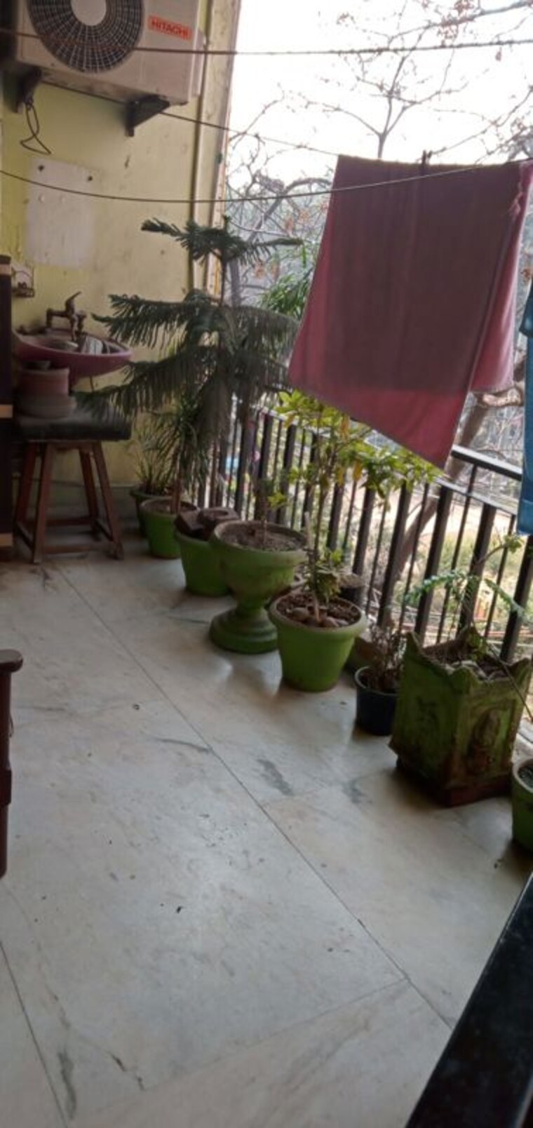 Balcony, malviya nagar 3 Bedroom 150 Sq.Yd. Builder Floor In Malviya Nagar Delhi 10018846