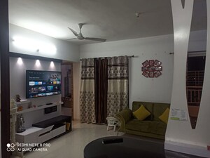Living Room in 1 BHK Apartment at Triaa Hillome, Lohgaon – for Rent