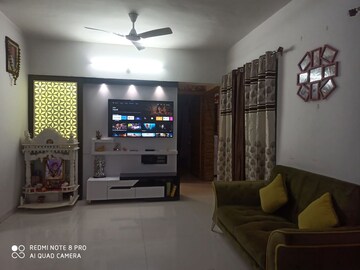 Living Room in 1 BHK Apartment at Triaa Hillome, Lohgaon – for Rent