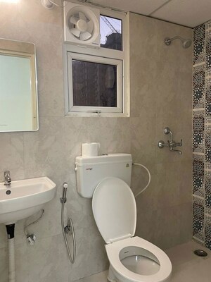 Bathroom in 2 BHK Apartment at Signature The Millennia 2, Sector 37d – for Rent