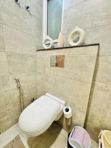 Bathroom in 3 BHK Apartment at Dwarka – for Rent