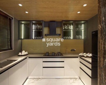 Kitchen in 2 BHK Apartment at Piramal Aranya, Byculla – for Rent