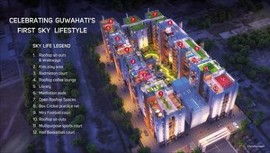 Master Plan in 4 BHK Apartment at Paramount Grande, Sarusajai – for Rent