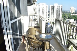 Balcony in 2 BHK Apartment at Emaar The Palm Drive-Palm Studios, Sector 66 – for Sale