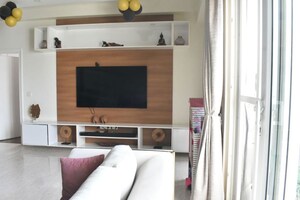 Living Room in 3 BHK Apartment at Emaar The Palm Drive-Palm Studios, Sector 66 – for Sale