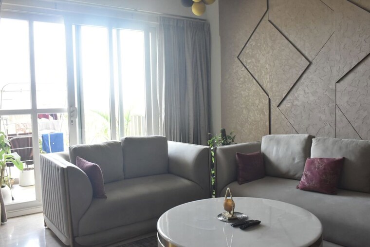 Living Room, emaar-the-palm-drive-palm-studios 3 Bedroom 1950 Sq.Ft. Apartment In Sector 66 Gurgaon 10019303