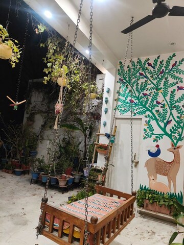 Balcony in 2 BHK Builder Floor at Ashiyana – for Rent