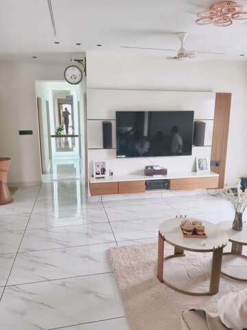 Living Room in 4 BHK Apartment at Risha Belvedere, Jagatpur – for Sale