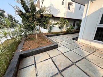 Balcony in 3.5 BHK Villa at Sark Garden Villas, Mokila – for Rent