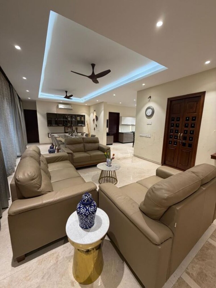Living Room, chaithanya-sharan 5 Bedroom 7830 Sq.Ft. Villa In Varthur Bangalore 10019434