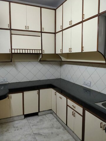 Kitchen in 3 BHK Builder Floor at East Of Kailash – for Rent