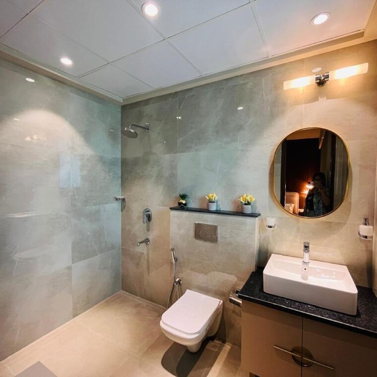 Bathroom, krishna-atlantis-heights 3 Bedroom 1995 Sq.Ft. Apartment In High Ground Zirakpur 10019987
