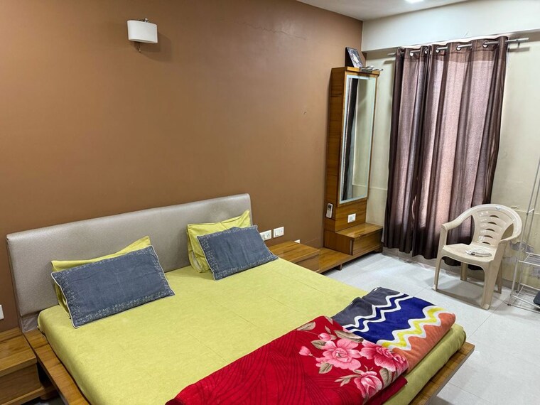 Bedroom, deep-indraprastha-homes 2 Bedroom 1210 Sq.Ft. Apartment In Makarba Ahmedabad 10020170