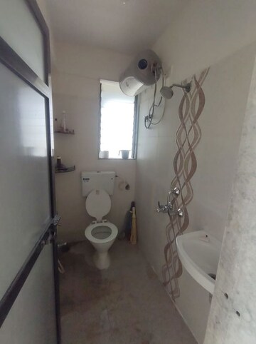 Bathroom in 1 BHK Apartment at Horizon Height, Kasarvadavali – for Rent