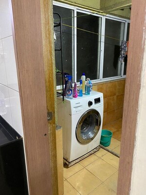 Bathroom in 2 BHK Apartment at Mahesh Paradise, Aundh – for Rent