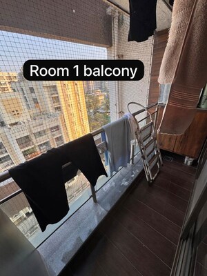 Balcony in 2 BHK Apartment at Mayfair Meridian Andheri, Andheri West – for Sale