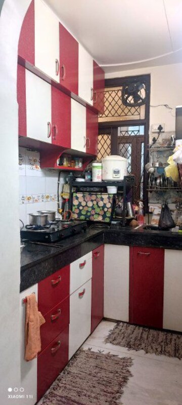 Kitchen in 3 BHK Builder Floor at Ganesh Nagar – for Sale
