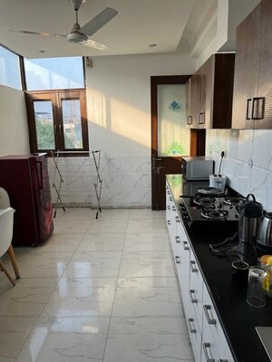 Kitchen in 1 BHK Builder Floor at Greater Kailash I – for Rent