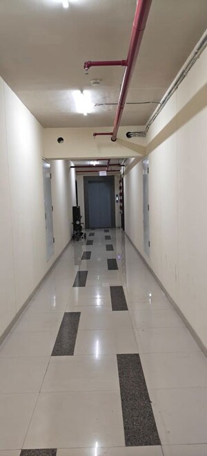 Building Lobby in 1 BHK Apartment at Lodha Vista, Lower Parel – for Rent