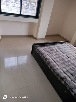Bedroom in 3 BHK Apartment at RK Lunkad Nisarg Nirmiti, Pimple Saudagar – for Rent