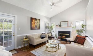 Living Room in 3 BHK Apartment at Bricks The Earthscape, Kacharakanahalli – for Sale