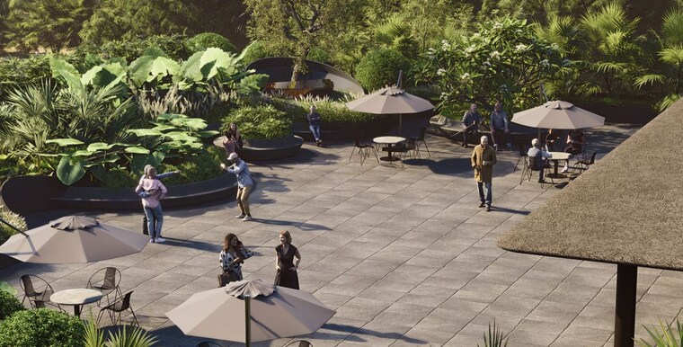 Garden, bricks-the-earthscape 3 Bedroom 1844 Sq.Ft. Apartment In Kacharakanahalli Bangalore 10020335