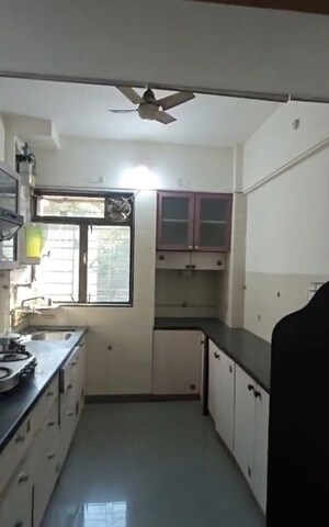Kitchen in 2.5 BHK Apartment at Cosmos Lounge, Manpada – for Rent