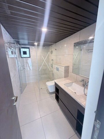 Bathroom in 3 BHK Apartment at Cooke Town – for Rent