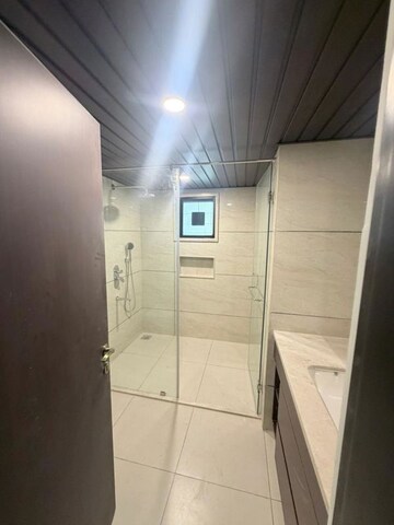 Bathroom in 3 BHK Apartment at Cooke Town – for Rent