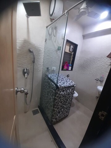 Bathroom in 2.5 BHK Apartment at Evershine Crown, Kandivali East – for Rent