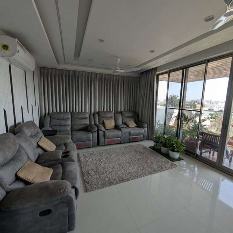 Living Room, om-sree-signet 3 Bedroom 3050 Sq.Ft. Apartment In Yapral Hyderabad 10020502