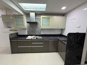 Kitchen in 3 BHK Apartment at Cosmos Paradise Complex, Thane West – for Rent
