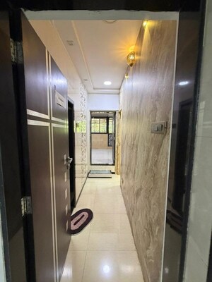 Building Lobby in 3 BHK Apartment at Cosmos Paradise Complex, Thane West – for Rent