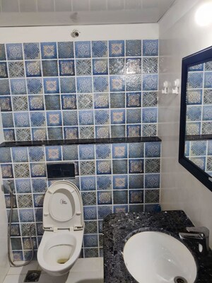 Bathroom in 3 BHK Apartment at Aparna Cyber Life, Nallagandla – for Rent