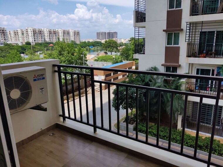 Balcony, aparna-cyber-life 3 Bedroom 1805 Sq.Ft. Apartment In Nallagandla Hyderabad 10020503