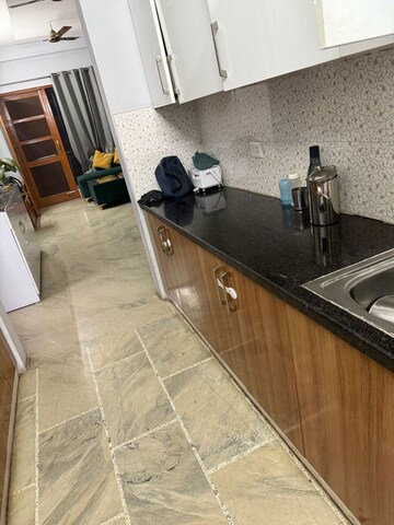 Kitchen in 3 BHK Builder Floor at Sushant Lok 2, Sector 57 – for Sale