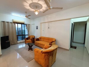 Living Room in 1 BHK Apartment at Lokhandwala Residency, Worli – for Rent