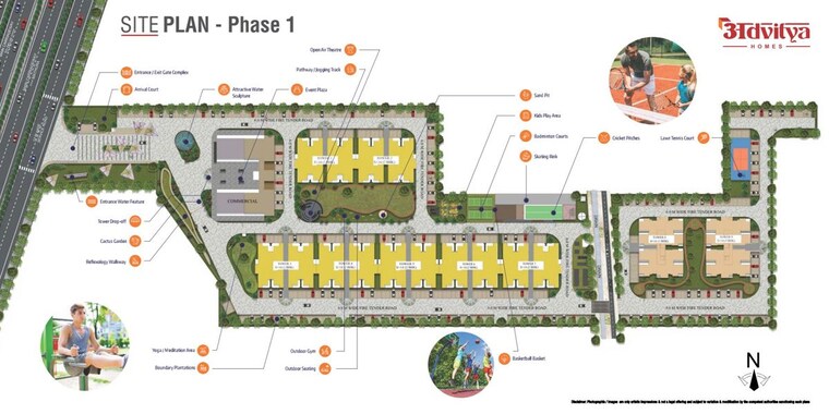 Master Plan, advitya-homes 3 Bedroom 645 Sq.Ft. Apartment In Sector 143 Faridabad 9972807