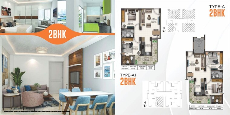 Floor Plan, advitya-homes 3 Bedroom 645 Sq.Ft. Apartment In Sector 143 Faridabad 9972807