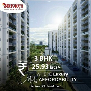 3 BHK Apartment – Exterior View View at Advitya Homes, Sector 143 - for Sale