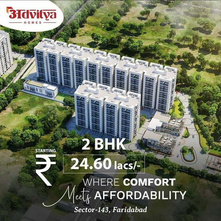 Exterior View, advitya-homes 3 Bedroom 645 Sq.Ft. Apartment In Sector 143 Faridabad 9972807