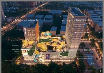  Office Space – Exterior View View at Trehan Iris Broadway Greno West, Roza Yakubpur - for Sale